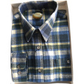 Flanell Stoff Business Shirt